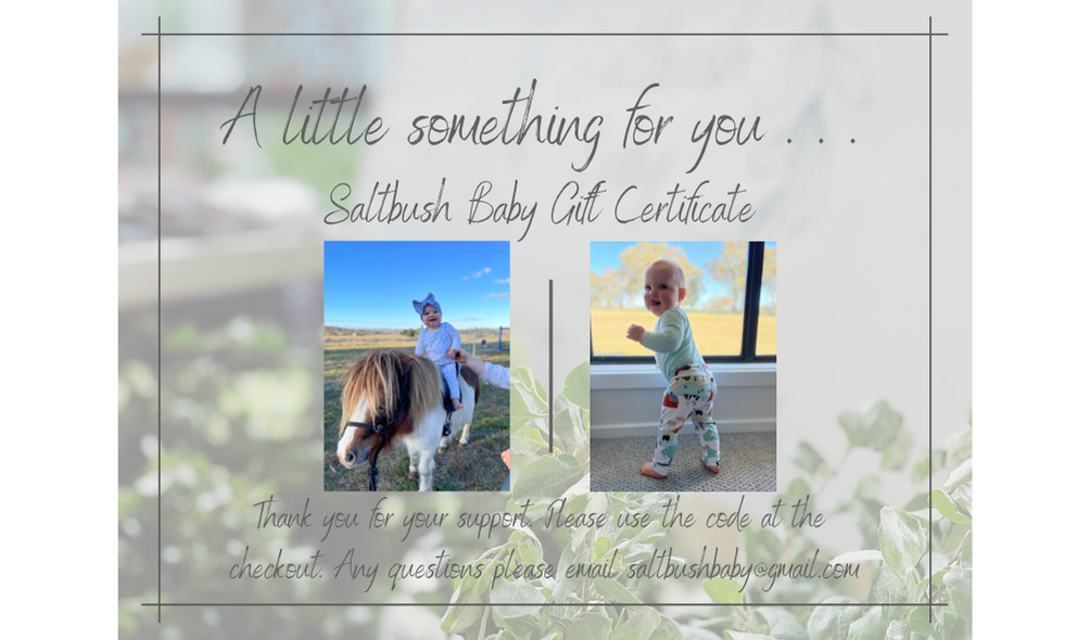 Saltbush Baby Gift Card